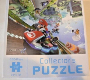 MarioKart 550 Piece Puzzle Nintendo Collector's Edition 24" X 18" Finished Size - Picture 1 of 3