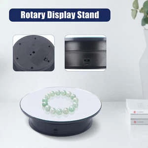 Motorized Rotating Display Stand Electric Turntable Revolving Base for Jewelry - Picture 1 of 8