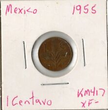 Coin Mexico 1 Centavo 1955 KM417