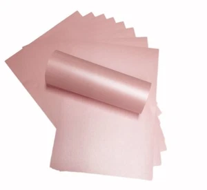 A4 PEREGRINA PETALS PINK DOUBLE SIDED PEARLISED 290GSM CARD - Picture 1 of 1