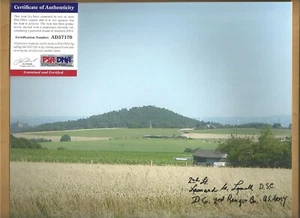 PSA/DNA Lt. Leonard Lomell 2nd Rangers D-day WW2 Autographed 9x11 Picture RARE!! - Picture 1 of 1