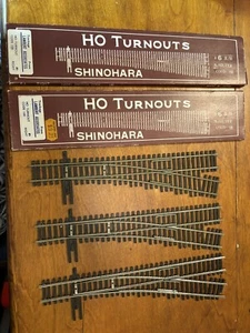 Konvolut 5 Lambert Assoc. Shinohara HO Weiche #6 rechts links Weiche Code 100 - Bild 1 von 1