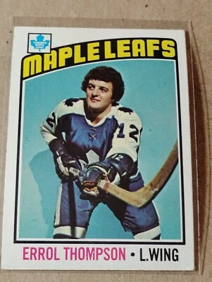 1976-77 Topps Hockey - #259 Errol Thompson - Toronto Maple Leafs Vg-Ex  - Image 1 of 2