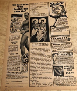 Charles Atlas 1944 - Anuncio de revista vintage - Imagen 1 de 3