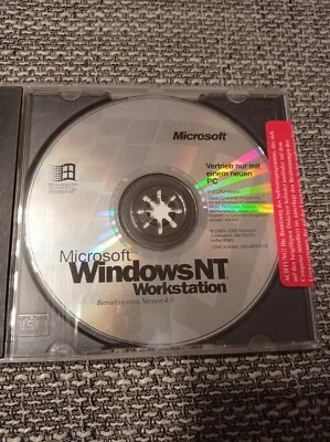 Microsoft | Windows NT 4.0 | CD-Rom | Deutsch | sealed - Bild 1 von 2