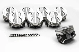 SPEED PRO Ford 289 302 Flat Top Hypereutectic Coated Pistons Set/8 9.0:1 +.030 - Picture 1 of 2