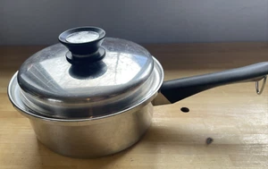 Amway Queen 2 QT Mehrlagig 18/8 Edelstahl Kochtopf und Deckel Hergestellt in den USA - Bild 1 von 9