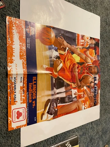 Illinois Fighting Illini 2005-06 Basketball NCAA POSTER LUTHER HEAD Cover