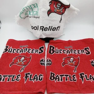 Tampa Bay Buccaneers Coca-Cola General Rally Toalla Promocional Lote de 3 Piezas - Imagen 1 de 6