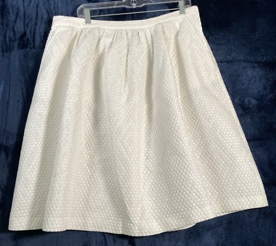 N By Naf Naf Paris Women's White Flared Skirt, Size 44 Foto 1 de 4