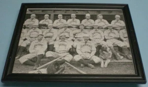 1896 CINCINNATI REDS TEAM FRAMED B&W PRINT  - Picture 1 of 1