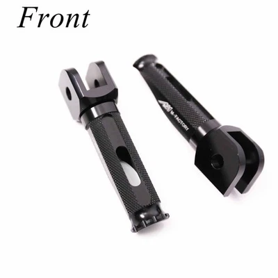 Clavijas delanteras Shinobi negras de carreras para Honda NT 700 V DEAUVILLE 06-10 11 12 13 Foto 1 de 4