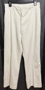 Pantaloni eleganti uomo vintage anni 70 USA Navy arruolati 30" x 31" edizione militare estate - Foto 1 di 10