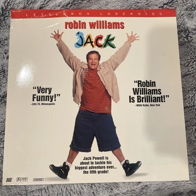 JACK (1996 PG-13) Robin Williams Laserdisc Letterbox Edition - Image 1 of 4
