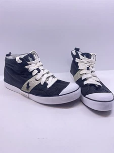 Polo Ralph Lauren Conrad High Top Canvas Shoe Size 9Uk 10US - Picture 1 of 8