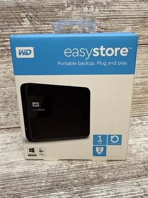 Brand New Western Digital (WD) easystore 1TB Portable External Hard Drive - Image 1 of 4