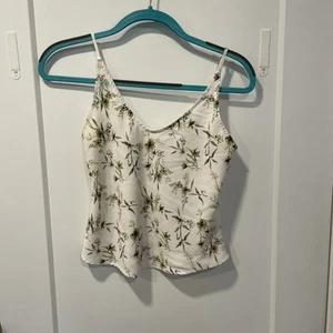 Abercrombie & Fitch Tank Top Womens XS Cottagecore Dainty Floral Feminine Cami  - Picture 1 of 6