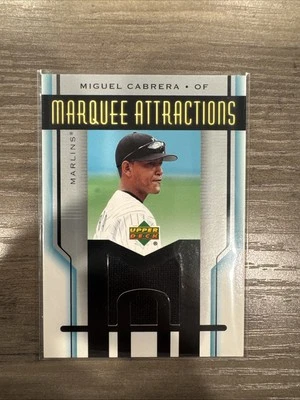 Camisetas 2005 Upper Deck - Marquee Attractions Miguel Cabrera #MA-MC (MEM) Foto 1 de 2