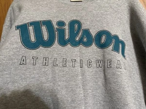 Wilson Athleticwear Sweatshirt Herren XL Made In USA 90s Grau Pullover - Bild 1 von 10