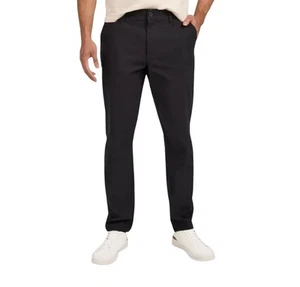 Men's Weatherproof Vintage Hybrid Tech Regular Taper Pants Black Size 38x30 NWT - Picture 1 of 10