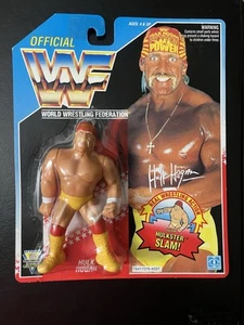 Vintage MOC 1992 Hasbro WWF Hulk Hogan Series 5 Hulkster Slam! MINT GRADE THIS! - Picture 1 of 10