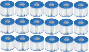 Cartucce Filtro Intex 29001 PureSpa Tipo S1 Cartuccia Filtro Confezione da 18 - Foto 1 di 5