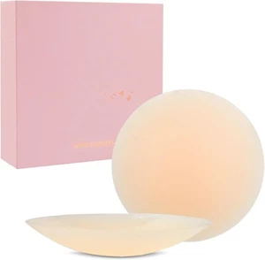 Klebrige Brustwarzenabdeckungen für Frauen Silikon Brustblütenblätter unsichtbar selbstklebend wiederverwendbar  - Bild 1 von 6