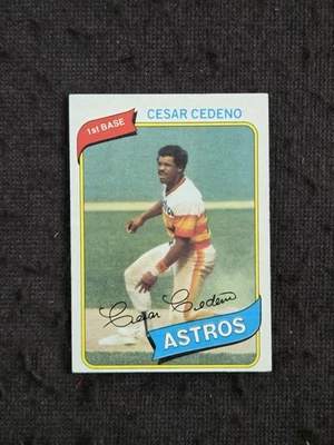 1980 Topps baseball card # 370 Cesar Cedeno  (G to VG) - Image 1 of 2