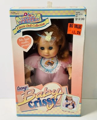 Muñeca Teeny Baby Crissy - Colección Muñeca Clásica Infantil Ideal (1991) Crece el cabello Foto 1 de 4