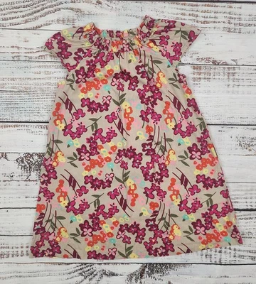 Vestido Cherokee Niñas Estampado Floral - Talla 5T, 100% Algodón - Otoño Floral Foto 1 de 4