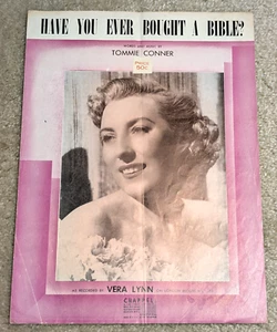 Vera Lynn Haben Sie jemals eine Bibel gekauft? Tammy Conner NOTEN (1954) - Bild 1 von 4