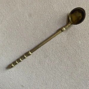 Vintage Solid Brass Miniature Spoon or Stirrer for Medicine or Barware - Picture 1 of 7