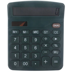 Solar Calculator Calculators Desktop Large Office for Handheld Student Use - Picture 1 of 12