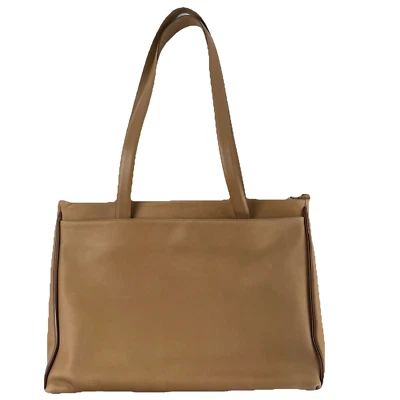 Cartera de cuero suave marrón claro italiana Marco Buggiani de colección hecha en Italia Foto 1 de 4