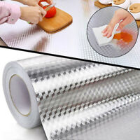 Details about  / Kitchen Aluminum Foil Wall Sticker Waterproof Self Adhesive Oil Proof Wall Paper