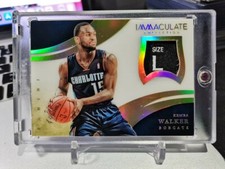 2013-14 Panini Immaculate Kemba Walker Patches Tags #33 One of One 1/1 2nd Year!