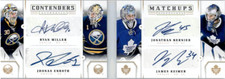 SABRES / MAPLE LEAFS 2013-14 CONTENDERS MATCHUPS QUAD CAR BOOKLET /175