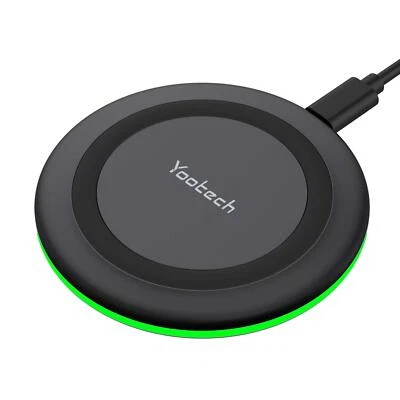 Wireless Charger,10W Max Fast Wireless Charging Pad Compatible (No AC Adapter) - Image 1 of 4