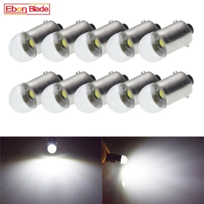 10Pcs BA9S T11 T4W 1895 Car LED Light 3030 Interior Dome Map Reading Bulb Lamp - Image 1 of 4