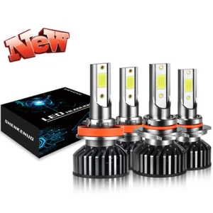 LED Headlight Globes High/Low Fog Light Bulbs For Jeep Grand Cherokee 2014-2018 - Picture 1 of 11