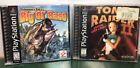 Sony Playstation 1 PS1 Games Lot Tomb Raider II 2 &amp; Fisherman?s Bait 2 Tested