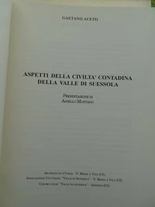 Aceto Aspetti Della Civilta' Contadina Della Valle Di Suessola Pres. A.montano - Picture 1 of 2