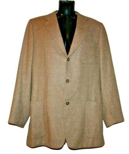 BLAZER CAPPOTTO SPORTIVO BURBERRY LONDON CAMBRIDGE LANA BEIGE 42 L 3 TASCHE NOVA CHECK