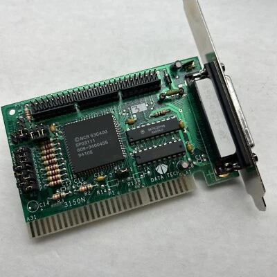 NEW DATA TECH 3150N ISA SCSI Controller Card Host Adapter 8-Bit NCR 53C400 - Image 1 of 4