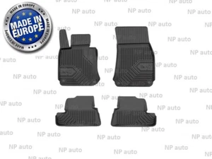 NEW SET LHD BLACK FLOOR MATS WATERPROOF AUTO LINERS FOR BMW E64 CABRIO 2003-2010 - Picture 1 of 4