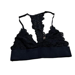 Victoria's Secret Bralette Racerback schwarz Gr. XS Spitze hinten verstellbare Träger - Bild 1 von 2