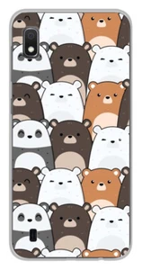 Coque en silicone imprimée compatible Samsung Galaxy A10 Réunion de Nounours - Photo 1 sur 3