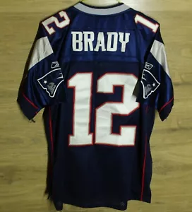 CAMISETA DE FÚTBOL AMERICANO NUEVA INGLAND PATRIOTS NFL EE. UU. #12 BRADY AUTÉNTICA - Imagen 1 de 8
