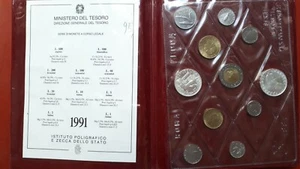REPUBBLICA DIVISIONALE MONETE 1991 FDC - Foto 1 di 1