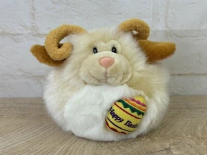 Wal-Mart RAM SCHAF GLÜCKLICHES OSTERNEI Plüschtier Kuscheltier Pellets 6" SELTEN HTF - Bild 1 von 11